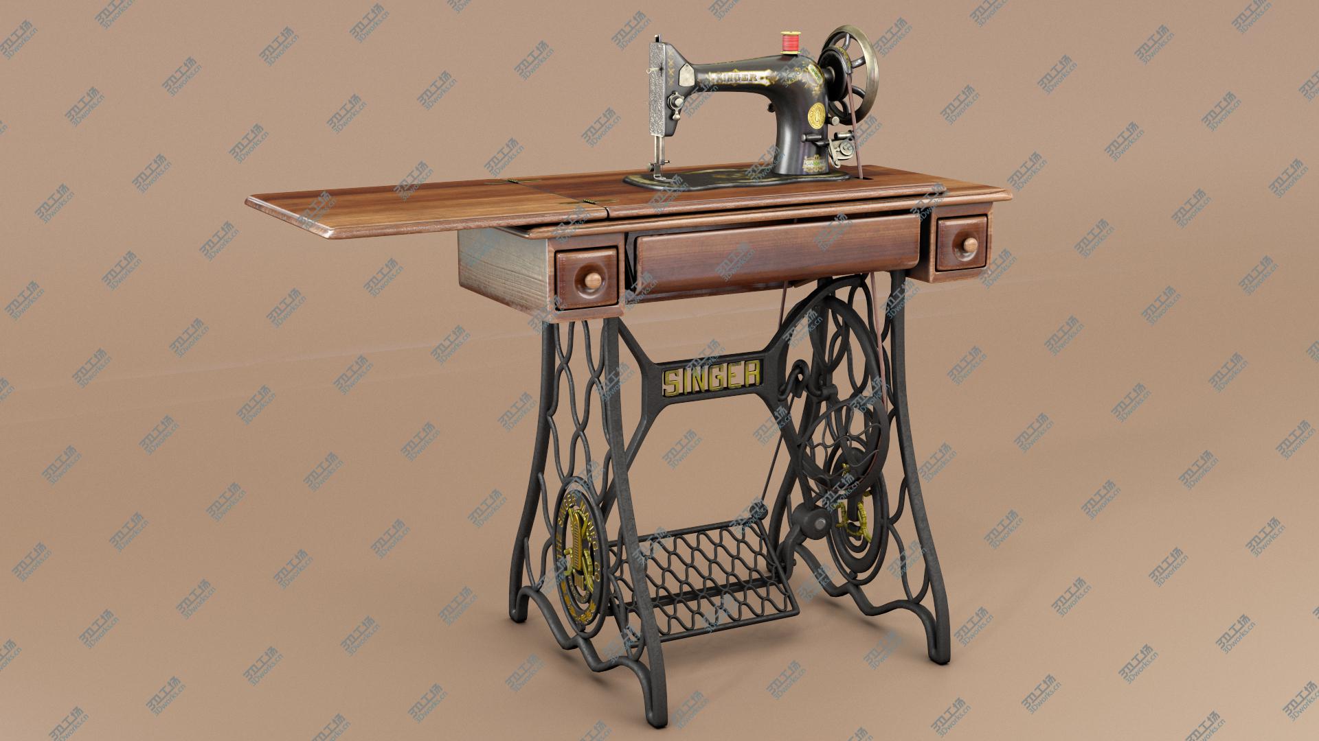 images/goods_img/2021040164/3D model 1907's Singer Sewing Machine/5.jpg